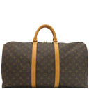 ルイヴィトン LOUIS VUITTON キーポル 50 M41426 モノグラム モノグラムキャンバス ボストンバッグ ゴールド金具 茶 パドロック/鍵/ポワニエ欠品