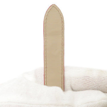 カルティエ Cartier レッド クロコダイル GP 腕時計パーツ 純正 替え クロコ ベルト バンド ストラップ Dバックル用 17ｍｍ レッド 赤