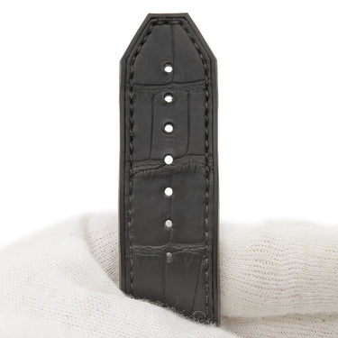 ウブロ HUBLOT ビッグバン クロコ×ラバーバンド ブラック クロコダイル ラバー 腕時計パーツ 純正 替え ベルト ストラップ 25mm ブラック 黒