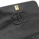 シャネル CHANEL マトラッセ 23 フルフラップ A03568 ブラック ラムスキン ショルダーバッグ ゴールド金具 黒 シングルチェーン ココマーク