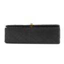 シャネル CHANEL マトラッセ 23 フルフラップ A03568 ブラック ラムスキン ショルダーバッグ ゴールド金具 黒 シングルチェーン ココマーク