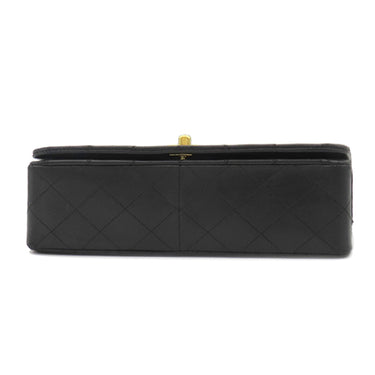 シャネル CHANEL マトラッセ 23 フルフラップ A03568 ブラック ラムスキン ショルダーバッグ ゴールド金具 黒 シングルチェーン ココマーク