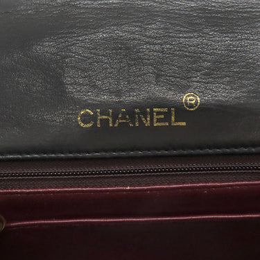 シャネル CHANEL ミニマトラッセ チェーンショルダー A01115 ブラック レザー ショルダーバッグ ゴールド金具 黒 ココマーク