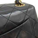 シャネル CHANEL ミニマトラッセ チェーンショルダー A01115 ブラック レザー ショルダーバッグ ゴールド金具 黒 ココマーク