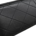 シャネル CHANEL フルフラップバッグ ブラック ラムスキン ショルダーバッグ ゴールド金具 黒 チェーンショルダー マトラッセ23