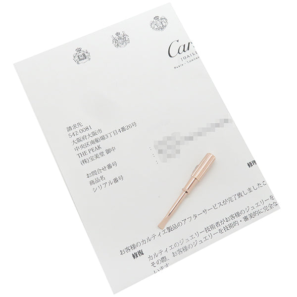 カルティエ Cartier LOVE ラブブレス ハーフダイヤ 4Pダイヤ B6069918 ピンクゴールド K18PG ダイヤモンド #18 ブレスレット 750PG RG 18K 18金