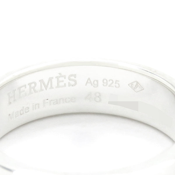 エルメス HERMES コリエドシアン PM シルバー スターリングシルバー #48(JP8) リング 指輪 Ag925 8号