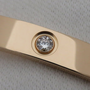 カルティエ Cartier LOVE ラブブレス 1Pダイヤ ピンクゴールド K18PG ダイヤモンド #20 ブレスレット 750PG RG 18K 18金 刻印入り