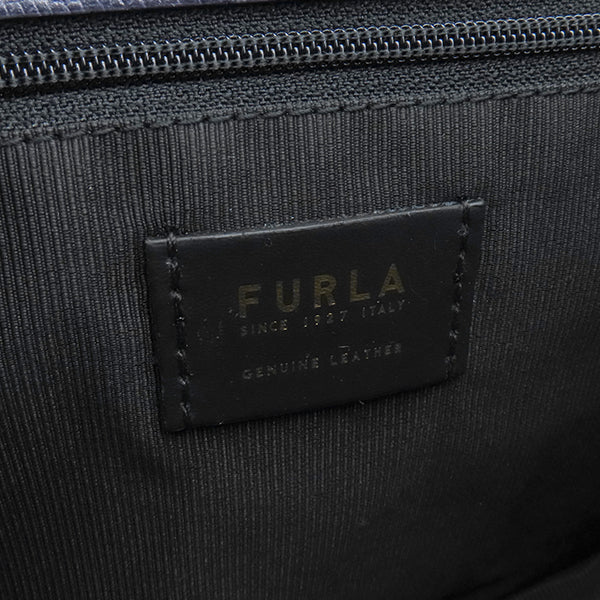 フルラ FURLA 1927 スモール 1057179 ネイビー レザー ショルダーバッグ ゴールド金具 紺 肩掛け