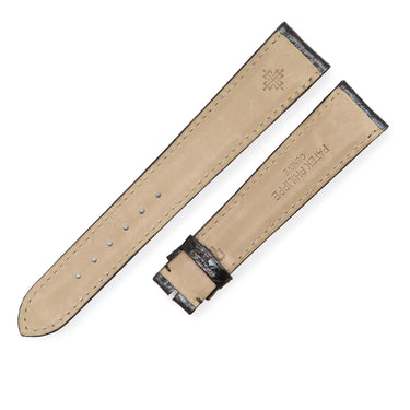 パテックフィリップ PATEK PHILIPPE ブラウン クロコダイル 腕時計パーツ 新品同様 純正 クロコ ベルト ストラップ 20ｍｍ 艶有り シャイン ブラウン 茶
