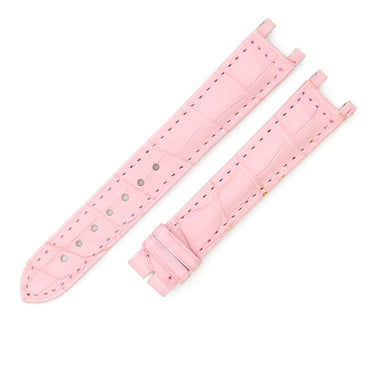 カルティエ Cartier パシャ用 クロコバンド ピンク クロコダイル 腕時計パーツ 純正 替え ベルト ストラップ 尾錠用 15ｍｍ ピンク