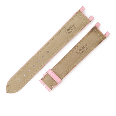 カルティエ Cartier パシャ用 クロコバンド ピンク クロコダイル 腕時計パーツ 純正 替え ベルト ストラップ 尾錠用 15ｍｍ ピンク