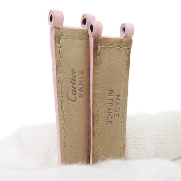 カルティエ Cartier パシャ用 クロコバンド ピンク クロコダイル 腕時計パーツ 純正 替え ベルト ストラップ 尾錠用 15ｍｍ ピンク