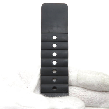 カルティエ Cartier サントス100 用 ラバーバンド ブラック ラバー 腕時計パーツ 純正 ラバー ベルト ストラップ 23ｍｍ 黒