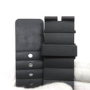 カルティエ Cartier サントス100 用 ラバーバンド ブラック ラバー 腕時計パーツ 純正 ラバー ベルト ストラップ 23ｍｍ 黒