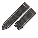 ゼニス ZENITH ブラック クロコダイル 腕時計パーツ 純正 替え クロコ ベルト バンド ストラップ 24ｍｍ ブラック 黒