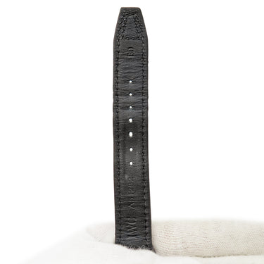 IWC IWC パイロットウォッチ用 ブラック クロコダイル 腕時計パーツ 純正 替え クロコ バンド レザー ベルト ストラップ 22mm ブラック 黒