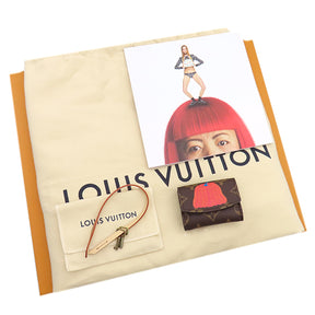 ルイヴィトン LOUIS VUITTON LV×YK コフレ アクセソワール M10124  モノグラム×ターコイズブルー モノグラムキャンバス 小物 ゴールド金具 草間彌生 時計ケース アクセサリーケース 小物入れ 茶