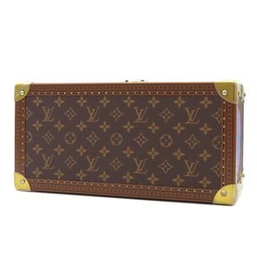 ルイヴィトン LOUIS VUITTON LV×YK コフレ アクセソワール M10124  モノグラム×ターコイズブルー モノグラムキャンバス 小物 ゴールド金具 草間彌生 時計ケース アクセサリーケース 小物入れ 茶