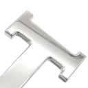 エルメス HERMES コンスタンスH ＃70 パープル系×ベージュ系 ボックスカーフ ヴォーエプソン #70 ベルト シルバー金具 Hバックル 紫 茶