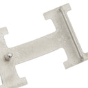 エルメス HERMES コンスタンスH ＃70 パープル系×ベージュ系 ボックスカーフ ヴォーエプソン #70 ベルト シルバー金具 Hバックル 紫 茶