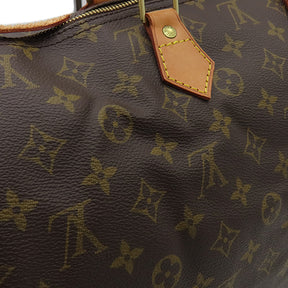 ルイヴィトン LOUIS VUITTON スピーディ 40 M41106 モノグラム モノグラムキャンバス ボストンバッグ ゴールド金具 茶 ハンドバッグ 鍵 パドロック 欠品