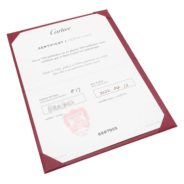 カルティエ Cartier ラブブレス パヴェ 12石ダイヤモンド N6033602 ホワイトゴールド K18WG ダイヤモンド #17 ブレスレット 750 18K 18金 WG