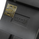 エルメス HERMES ショートブーツ ジャーニー H242070Z ブラック×エクリュ カーフ シープスキン #36 ブーツ 新品 未使用 セリエワッペン 靴 黒