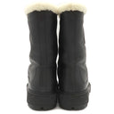 エルメス HERMES ショートブーツ ジャーニー H242070Z ブラック×エクリュ カーフ シープスキン #36 ブーツ 新品 未使用 セリエワッペン 靴 黒