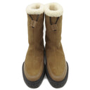 エルメス HERMES ショートブーツ ジャーニー H242069Z ブラウンフュメ×エクリュ カーフ シープスキン ヴォーヴェロア #36 ブーツ 新品 未使用 セリエワッペン 靴 茶