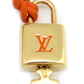 ルイヴィトン LOUIS VUITTON LV パドロック M8522F オランジュ カーフ GP ブレスレット ゴールド金具 小物 アクセサリー ブラスレ LVイニシャル