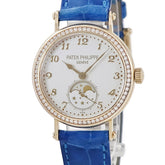 パテックフィリップ PATEK PHILIPPE コンプリケーション 7121J-001 手巻き レディース OH済 K18YG無垢 純正ダイヤ ムーンフェイズ