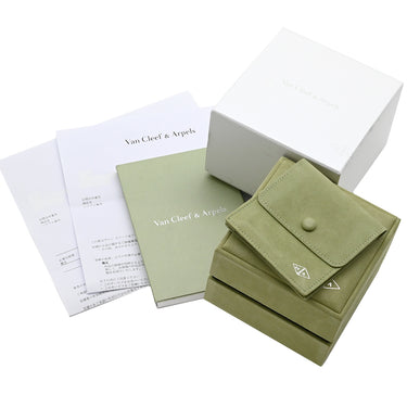 ヴァンクリーフアーペル Van Cleef & Arpels ペルレ クローバー ミディアム VCARP6X600 イエローゴールド K18YG ダイヤモンド 14038 ブレスレット 18K 750