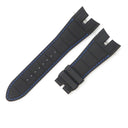 ロジェデュブイ ROGER DUBUIS エクスカリバー EX45用 ラバー バンド ネイビー ラバー 腕時計パーツ 未使用 純正 替え ベルト バネ棒 27mm ネイビー 紺