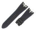 ロジェデュブイ ROGER DUBUIS エクスカリバー EX45用 ラバー バンド ネイビー ラバー 腕時計パーツ 未使用 純正 替え ベルト バネ棒 27mm ネイビー 紺