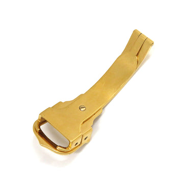 カルティエ Cartier 純正 12mm幅 イエローゴールド GP 腕時計パーツ フォールディング Dバックル パーツ 替え 交換 予備 部品 イエローGP