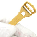 カルティエ Cartier 純正 12mm幅 イエローゴールド GP 腕時計パーツ フォールディング Dバックル パーツ 替え 交換 予備 部品 イエローGP