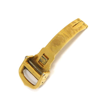 カルティエ Cartier 純正 イエローゴールド GP 腕時計パーツ 12mm幅対応 フォールディング Dバックル パーツ 替え 交換 予備 部品 イエローGP