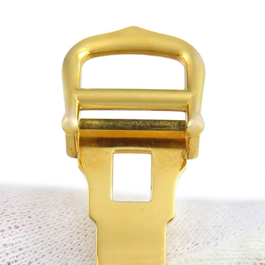 カルティエ Cartier イエローゴールド GP 腕時計パーツ 純正 12mm幅対応 フォールディング Dバックル パーツ 替え 交換 予備 部品 イエローGP