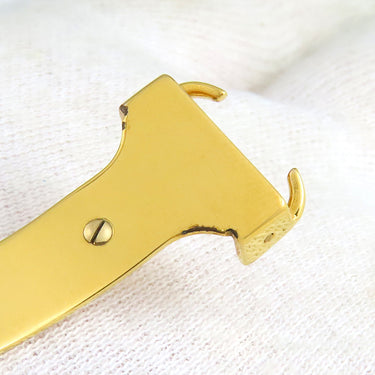 カルティエ Cartier イエローゴールド GP 腕時計パーツ 純正 12mm幅対応 フォールディング Dバックル パーツ 替え 交換 予備 部品 イエローGP