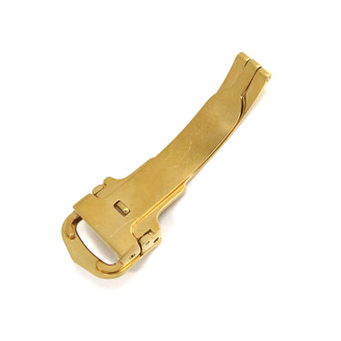 カルティエ Cartier 純正 イエローゴールド GP 腕時計パーツ 12mm幅対応 フォールディング Dバックル パーツ 替え 交換 予備 部品 イエローGP