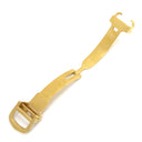 カルティエ Cartier イエローゴールド GP 腕時計パーツ 純正 12mm幅対応 フォールディング Dバックル パーツ 替え 交換 予備 部品 イエローGP