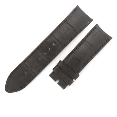 ヴァシュロン・コンスタンタン VACHERON CONSTANTIN 弓型 Rカン カーフエンド ブラック クロコダイル 腕時計パーツ 純正 替え クロコ ベルト ストラップ 予備 22ｍｍ 黒 ブラック