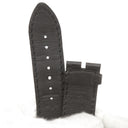 ヴァシュロン・コンスタンタン VACHERON CONSTANTIN 弓型 Rカン カーフエンド ブラック クロコダイル 腕時計パーツ 純正 替え クロコ ベルト ストラップ 予備 22ｍｍ 黒 ブラック