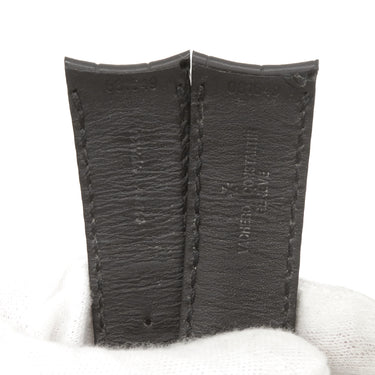 ヴァシュロン・コンスタンタン VACHERON CONSTANTIN 弓型 Rカン カーフエンド ブラック クロコダイル 腕時計パーツ 純正 替え クロコ ベルト ストラップ 予備 22ｍｍ 黒 ブラック