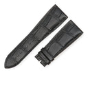 ピアジェ PIAGET ブラック クロコダイル 腕時計パーツ 純正 替え クロコ ベルト バンド ストラップ 26ｍｍ ブラック 黒