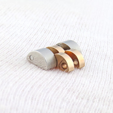 ロレックス ROLEX 純正 デイトジャスト 179171用 コマ ピンクゴールド×ステンレス ステンレススチール K18PG 腕時計パーツ K18PG×SS コンビ 1コマ ジュビリーブレス 替え 予備 12mm 5連