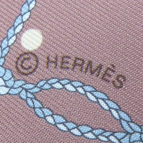 エルメス HERMES ツイリー マロングラッセ×グリ シルク スカーフ 新品 未使用【LES CLES A POIS/レ クレ ア ポア】