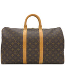 ルイヴィトン LOUIS VUITTON キーポル 45 M41428 モノグラム モノグラムキャンバス ボストンバッグ ゴールド金具 茶 ネームタグに刻印あり 鍵/パドロック欠品