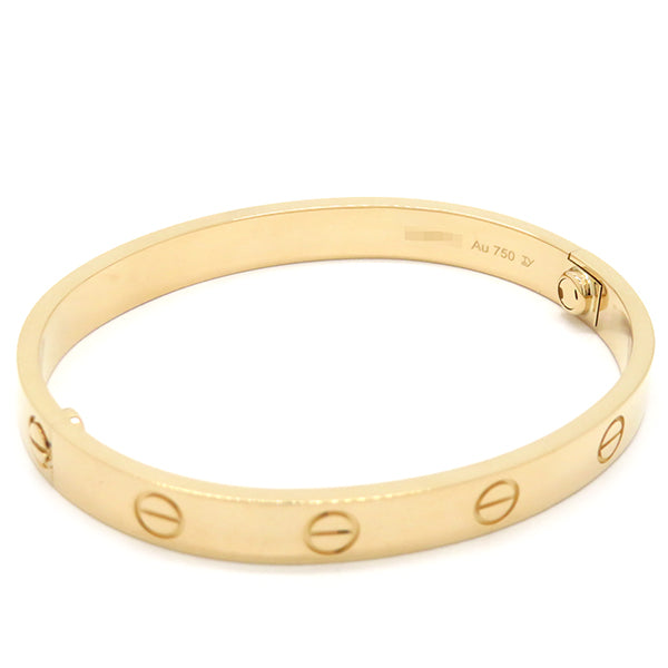 カルティエ Cartier LOVE ラブブレス B6067516 イエローゴールド K18YG #16 ブレスレット 750 18K 18金 バングル